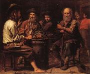 Peasants in a Tavern Mathieu le Nain